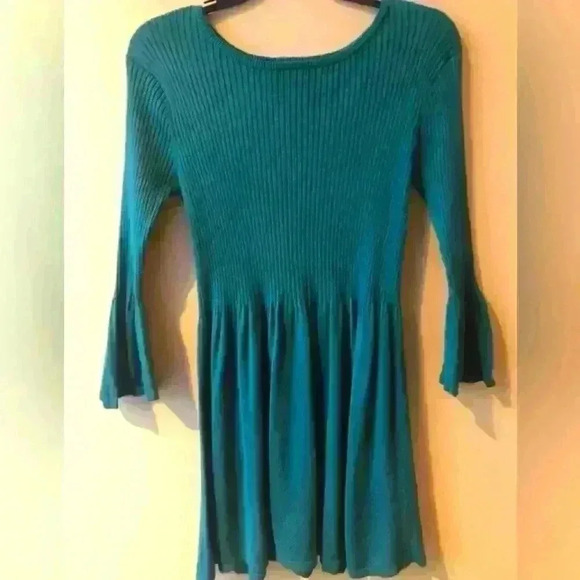 Falls Creek Girls Hunter Green Dress. - Picture 1 of 3